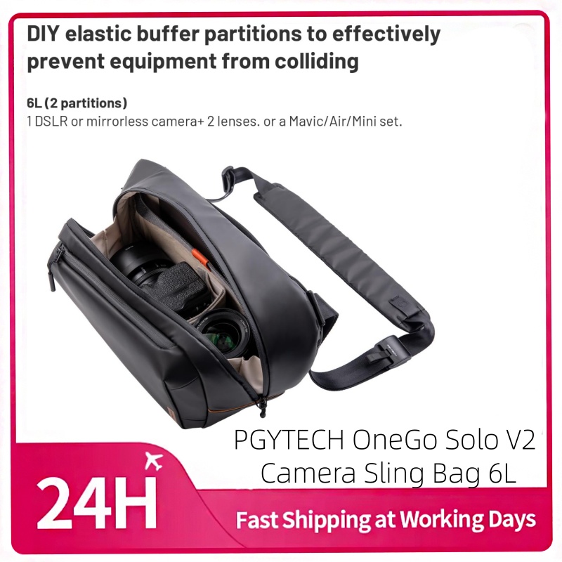 Photography Solo - PGYTECH OneGo Solo V2 カメラスリングバッグ 4L/6L/10L