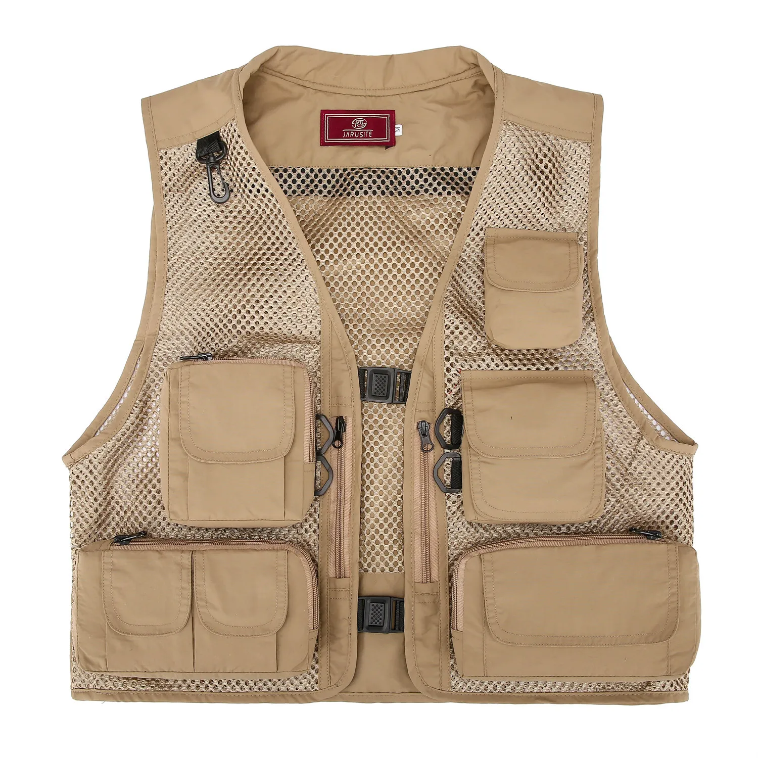 Photography Vest - 多ポケット メンズ 通気性ベスト アウトドア ジャーナリスト スポーツ