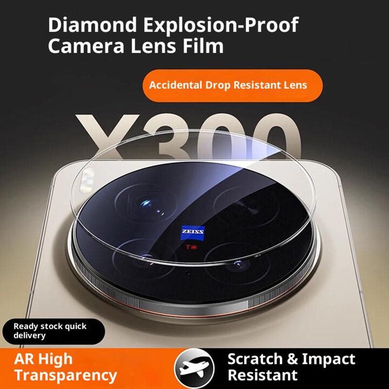 Photography Kit Vivo X300 - 3-1個入り 9H クリアカメラカバーレンズ強化ガラス vivo X300 Pro用
