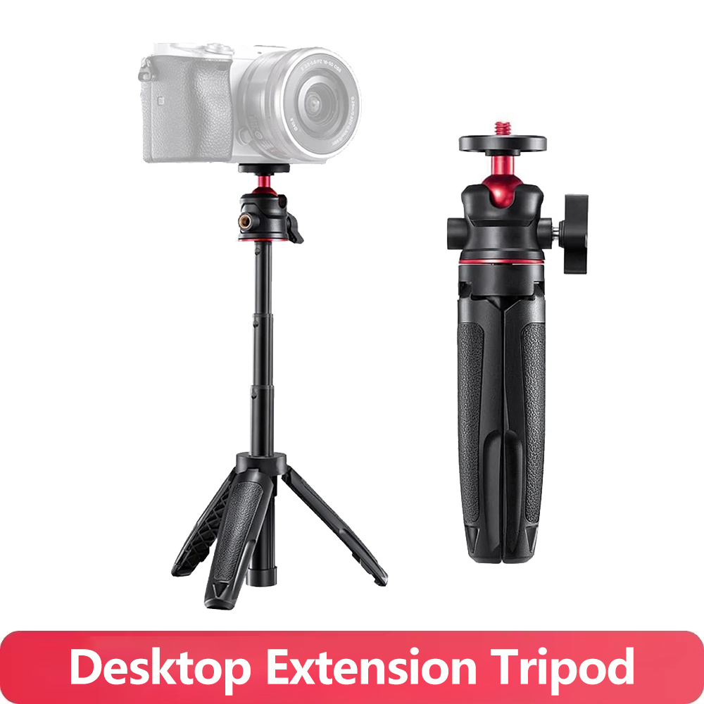 Photography Grip Insta360 X5 - ポータブルミニデスクトップ延長三脚360度回転 ° ボールヘッド付き自撮り棒 カメラ GoPro Insta360