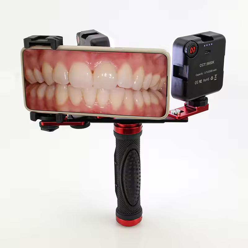 Photography Videos - 歯科用モバイル写真撮影LEDライト 口腔内写真・ビデオ用フラッシュライト 照明器具 歯科医治療用ランプ