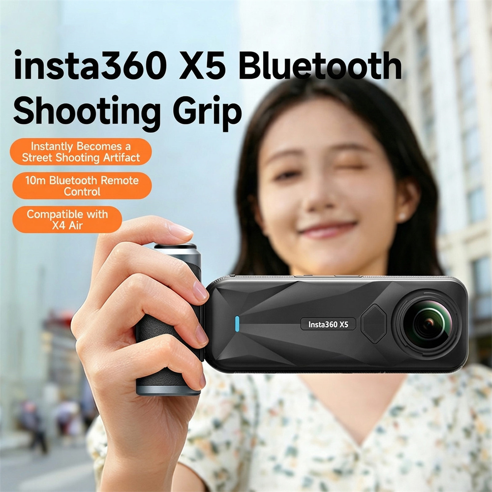 Photography Grip Insta360 X5 - VRIG GA-08SE ストリート写真撮影グリップ Insta360 X5/X4 Air