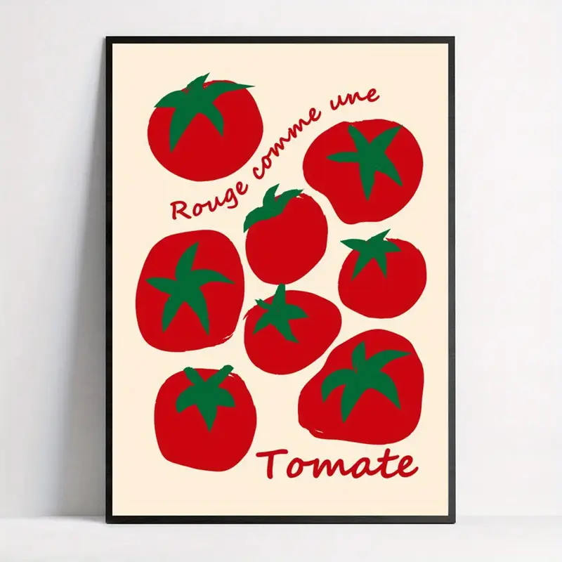 モダンなカラフルな赤いトマト壁アートプリントキャンバス絵画ポ - Photograph Lyrics のレビューと価格