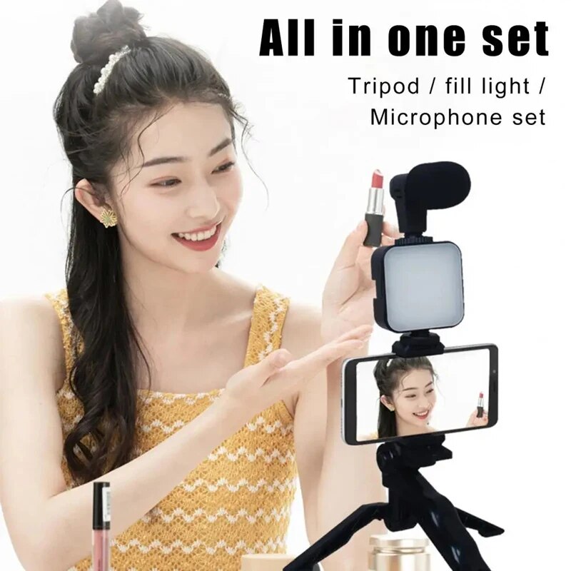 携帯電話ホルダー付きvloggingキット,ミニマイク,LE - Photography Kit Xiaomi 15T Pro のレビューと価格
