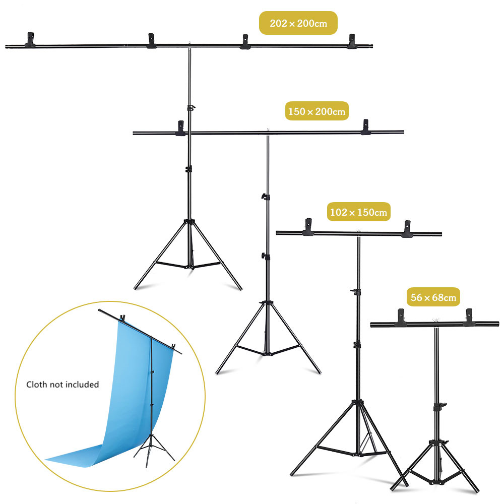 写真撮影用T型背景スタンドフレームサポートシステム、写真スタ - Backdrop Stand Kit のレビューと価格