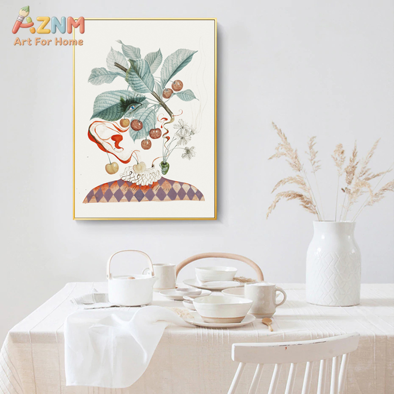 AZNM シュールな植物フルーツフィギュアキャンバスウォール - Photography Nature のレビューと価格