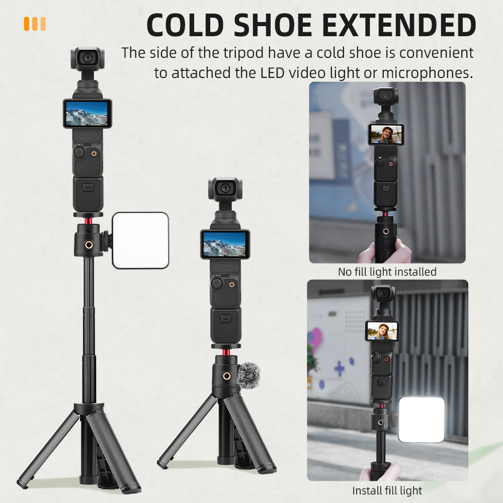 Flymile延長ポール三脚ミニ自撮り棒三脚ハンドルグリップ - Photography Grip Insta360 X5 のレビューと価格