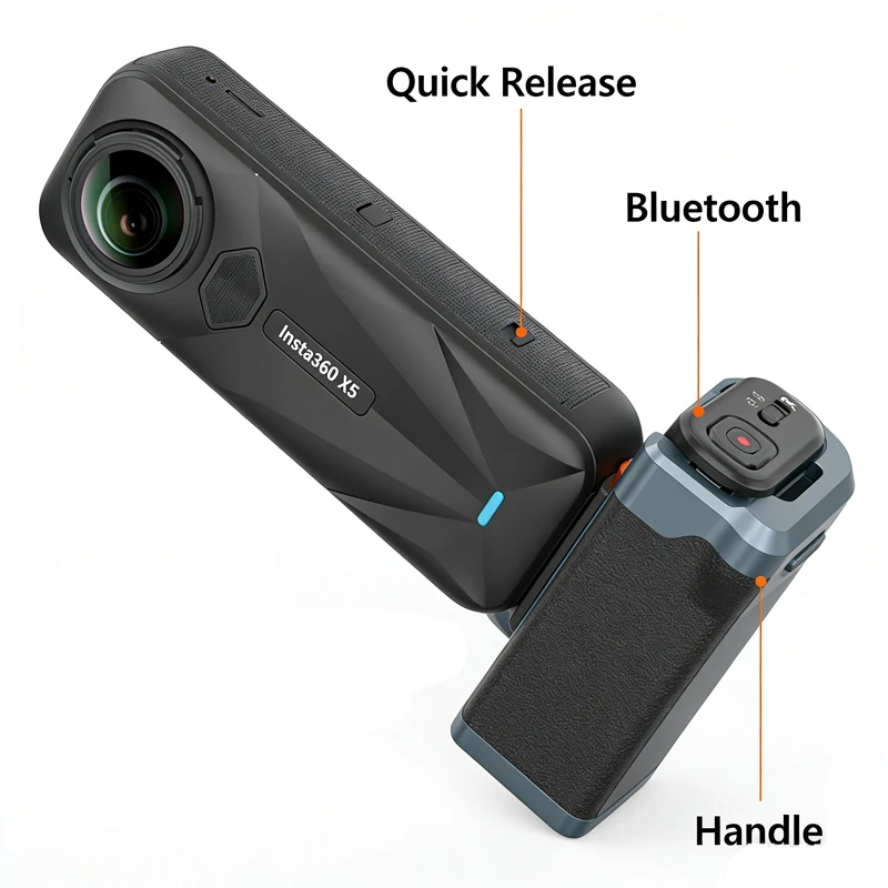 Insta360 X5 X4 空撮グリップレンズ保護カバー収 - Photography Grip Insta360 X5 のレビューと価格