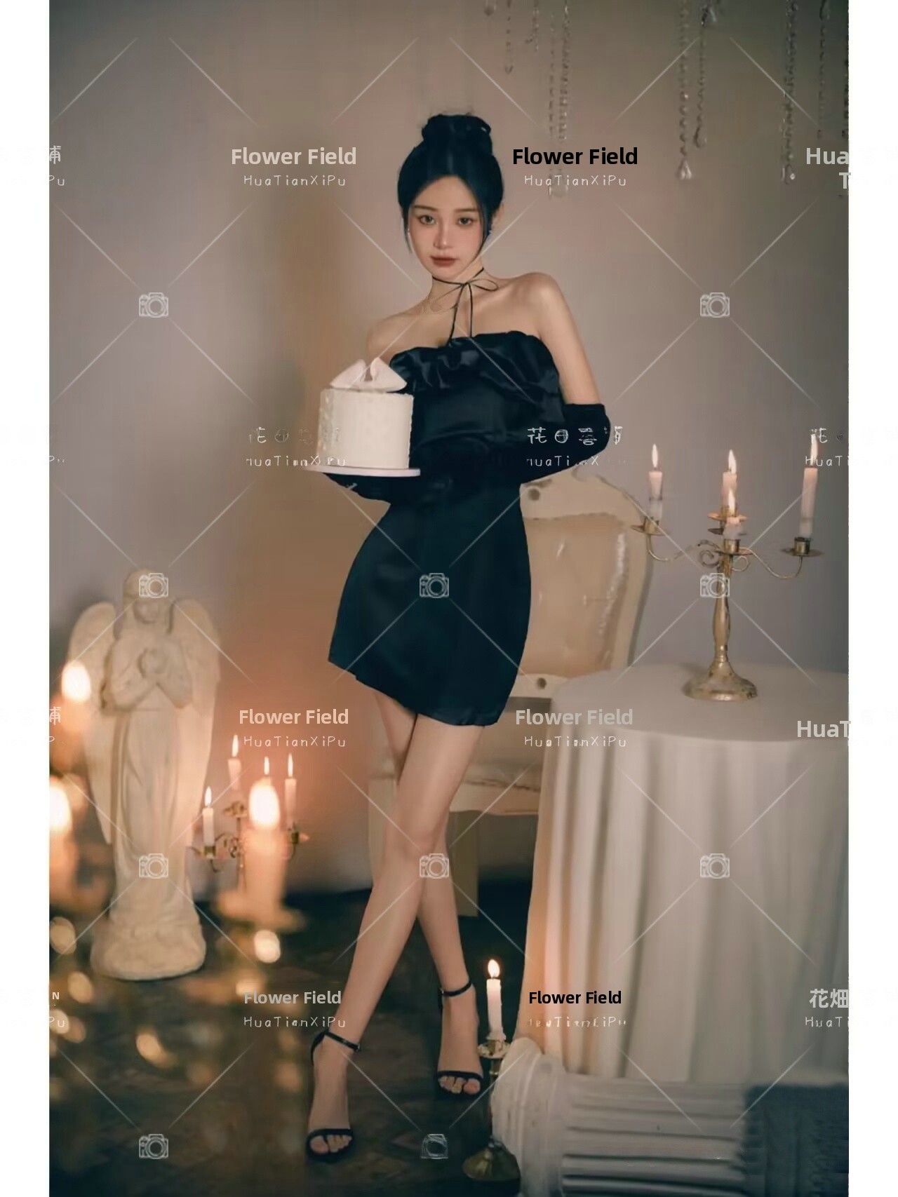 新しいプリンセステーマの誕生日パーティードレスワンショルダー - Photography Trend のレビューと価格