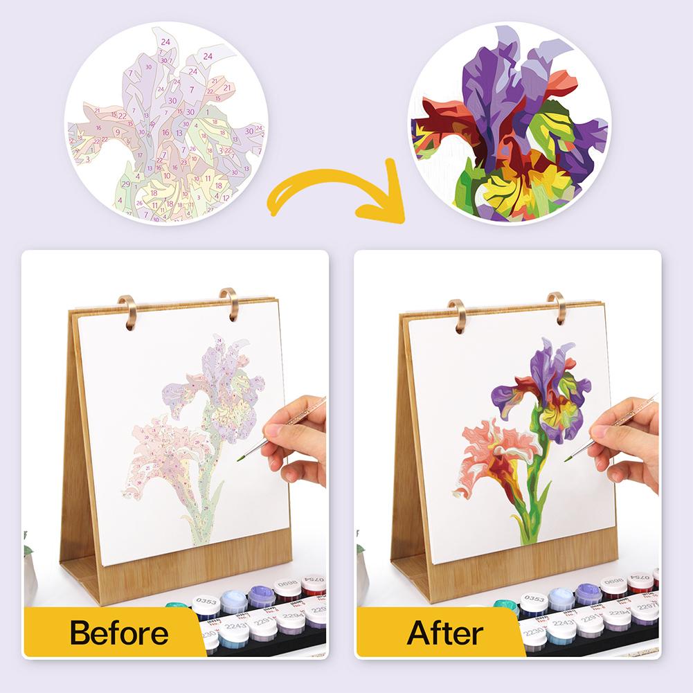2027年DIYペイント卓上カレンダー、水彩絵の具とブラシ、 - Photography Techniques のレビューと価格