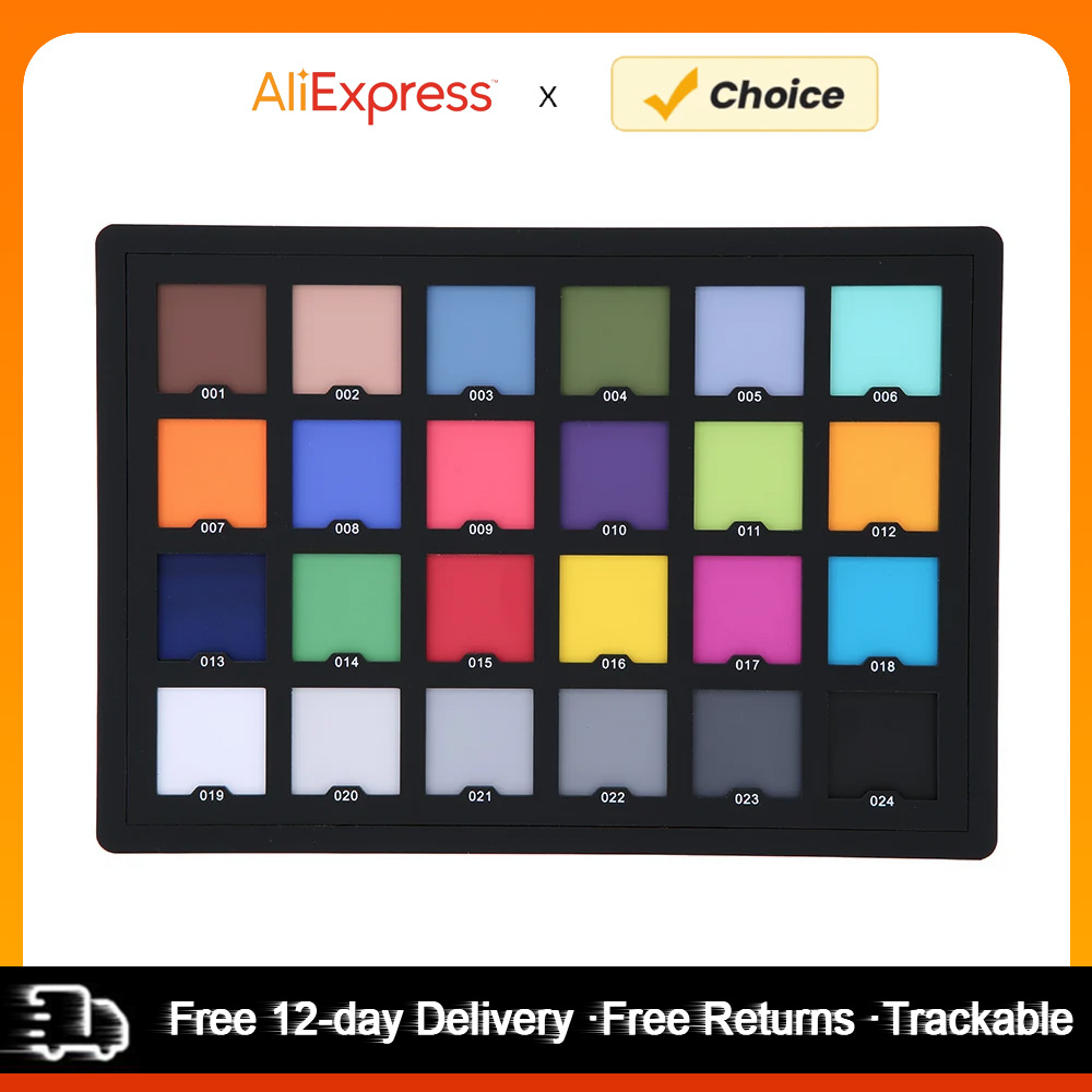 優れたデジタル色補正のためのプロフェッショナル 24 カラー - Color Checker Card のレビューと価格
