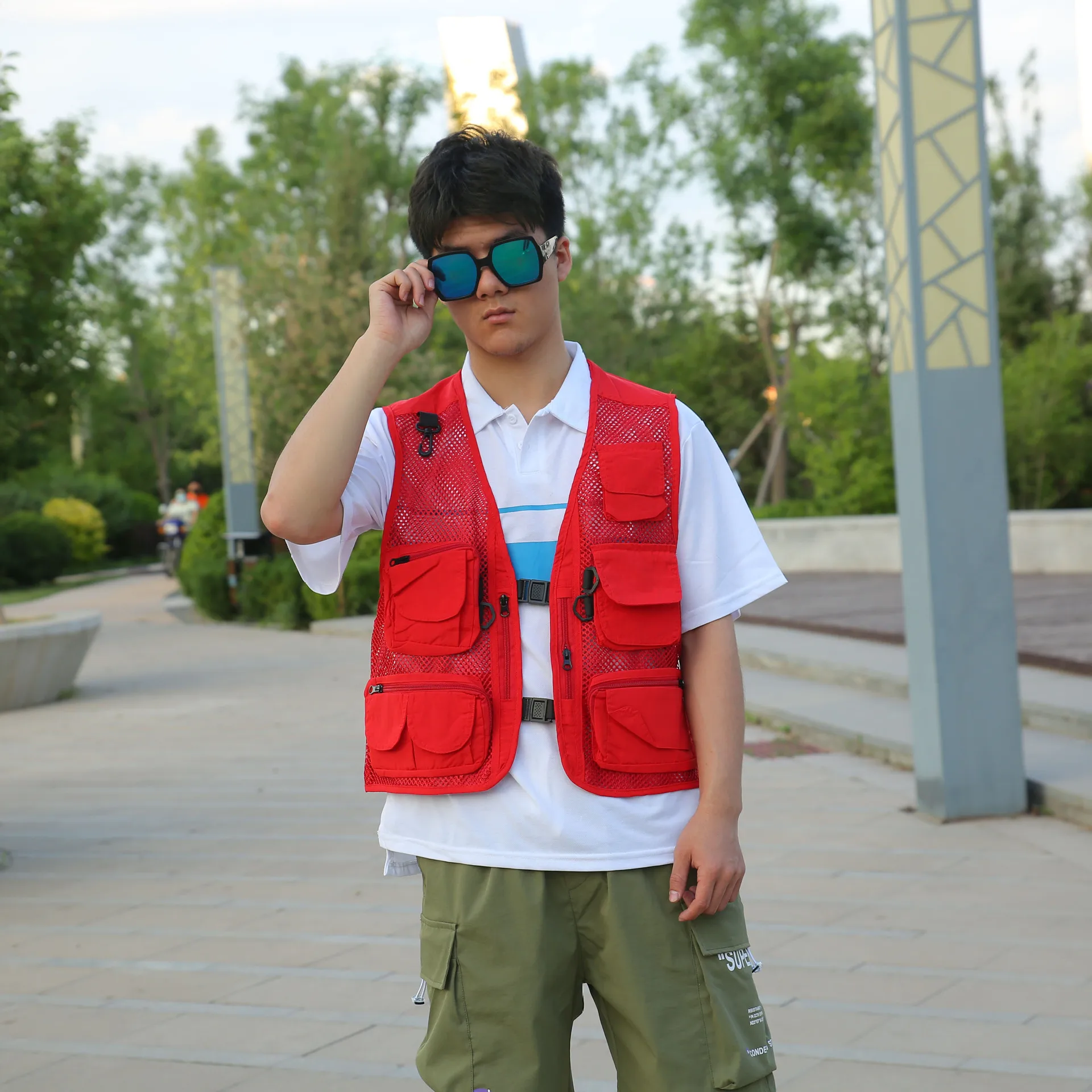 多ポケット メンズ 通気性ベスト アウトドア ジャーナリスト - Photography Vest のレビューと価格