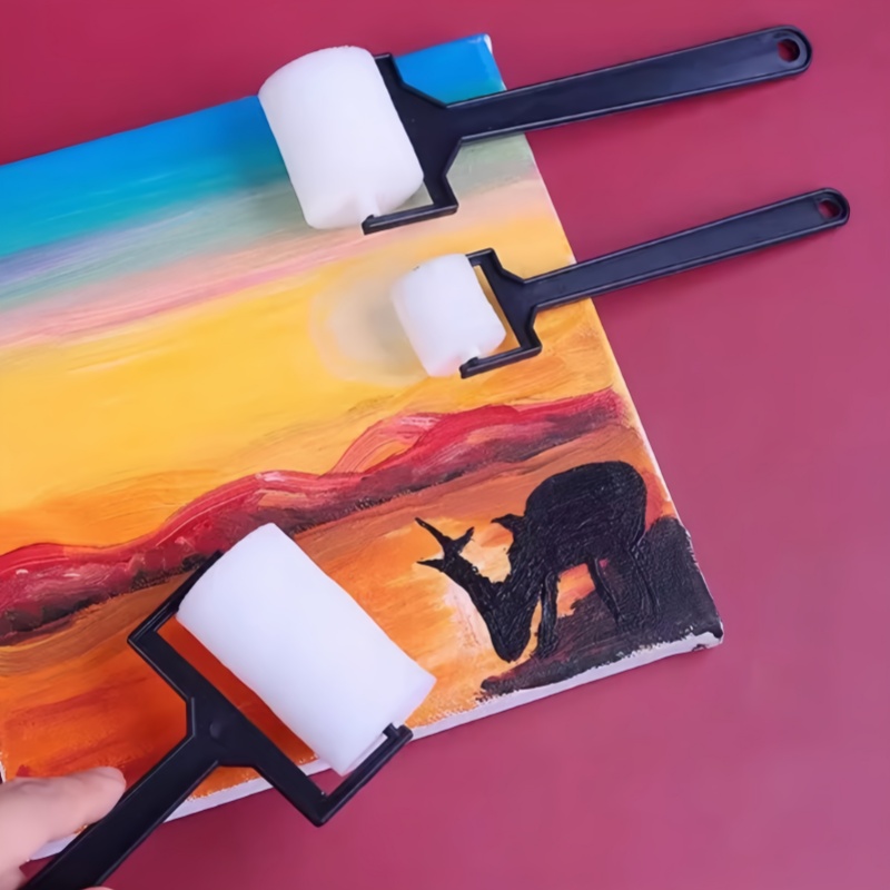 落書きペイントローラースポンジブラシ - 教育用アートローラ - Photography Techniques のレビューと価格