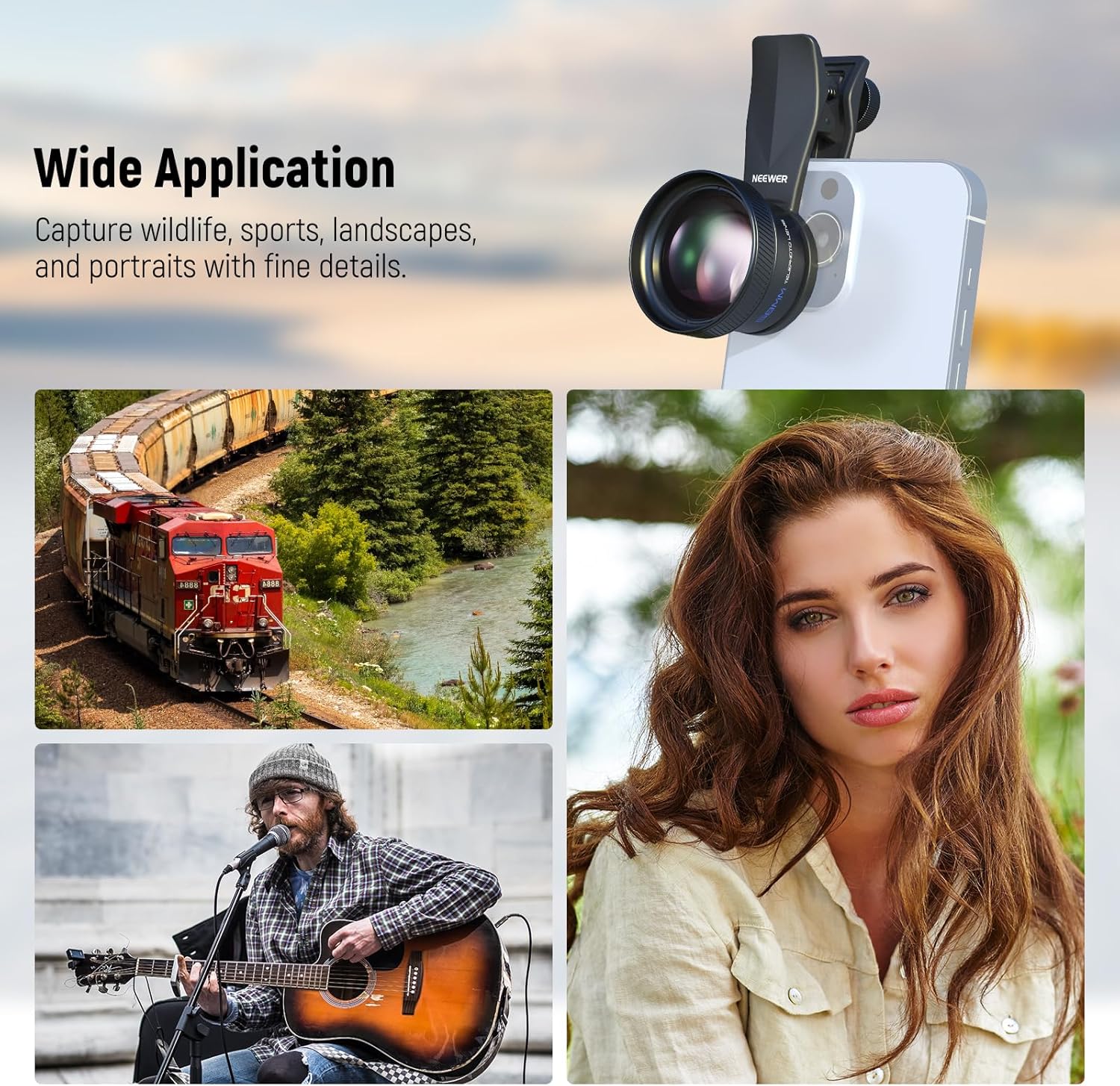 NEEWER 58mm/18mm 望遠レンズ、17mmネジ付 - Photography Kit Xiaomi 15T Pro のレビューと価格