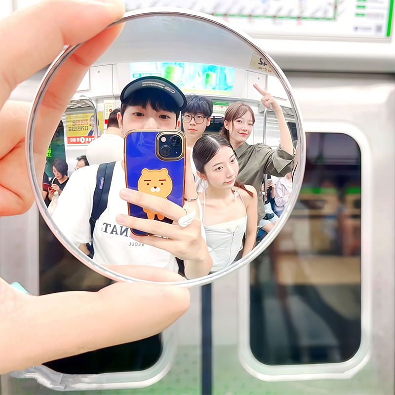 ポータブル旅行用ハンドヘルド自撮りミラー ソロ旅行用反射凸面 - Photography Solo のレビューと価格