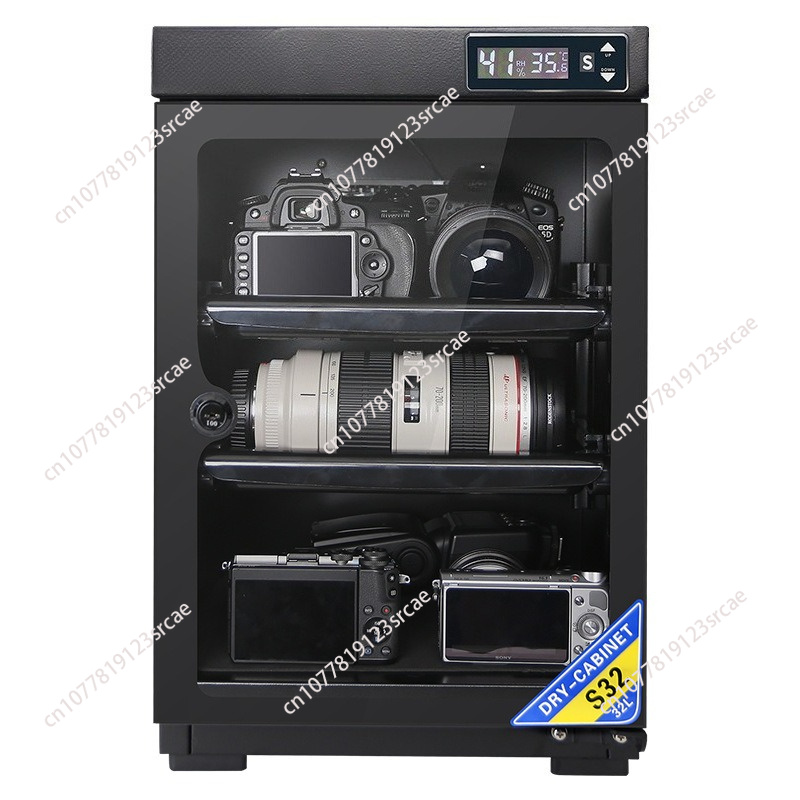 カメラ機材用電子乾燥キャビネット - レンズと機材用の湿度計 - Camera Dry Cabinet のレビューと価格