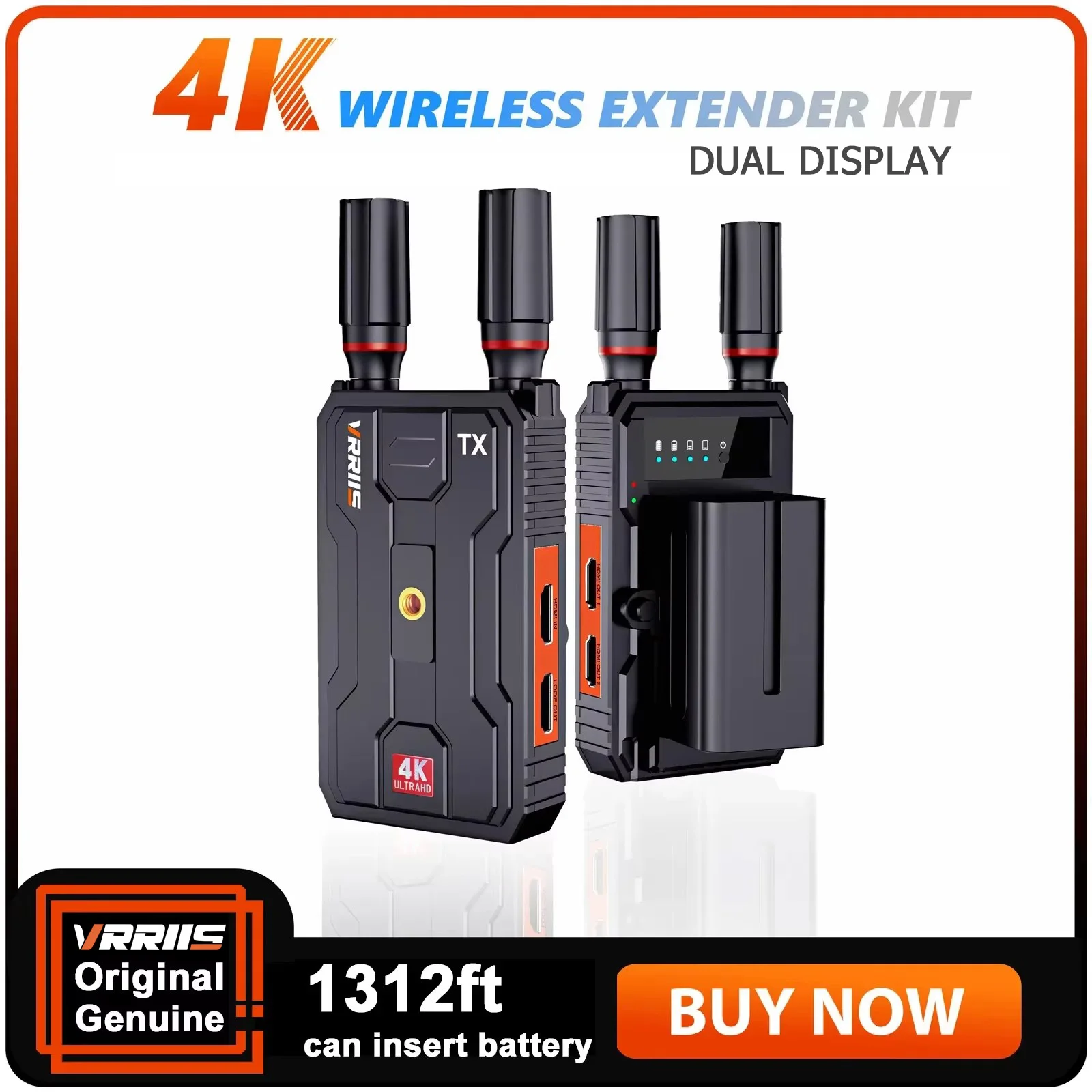 Vrriis WL097 PRO 4K ワイヤレスオーディオ - Photography Videography のレビューと価格