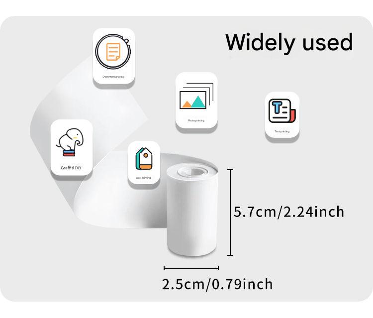 サーマルプリンターペーパー 57mm カラーペーパー カメラ - Photography Paper のレビューと価格