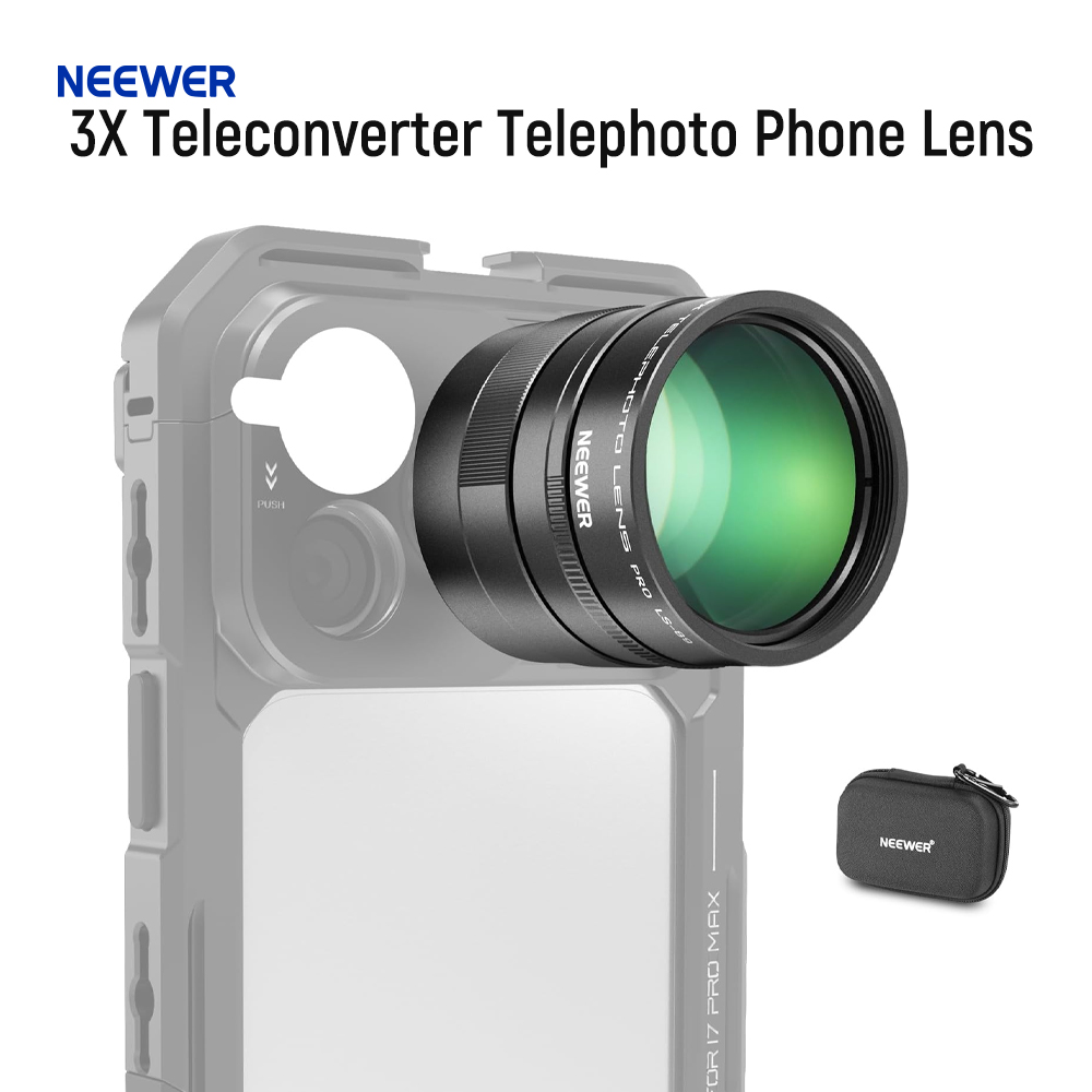 NEEWER 3X テレコンバーター望遠電話レンズ、360m - Photography Kit Xiaomi 15T Pro のレビューと価格