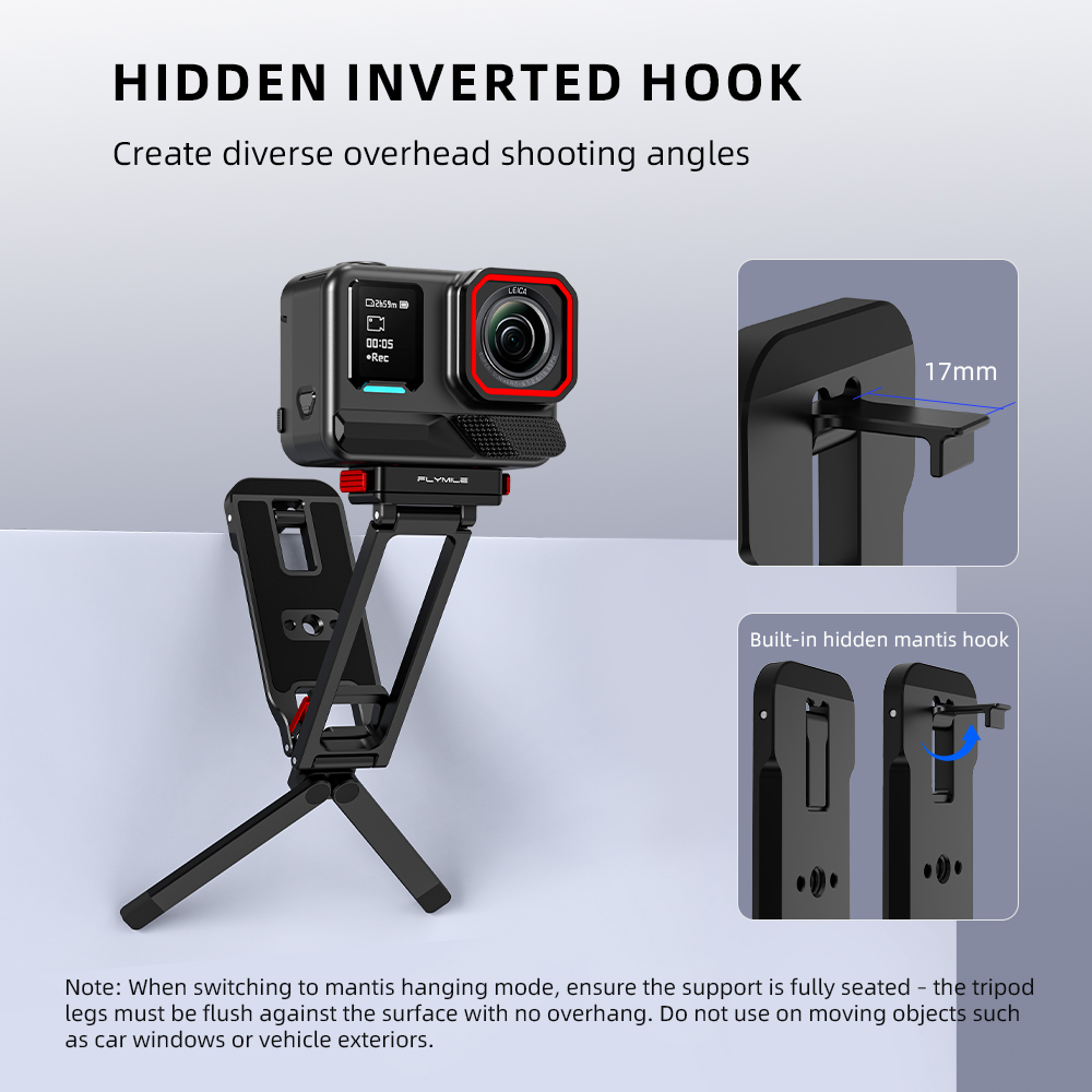 Flymile 磁気メタル三脚 Insta360 Ace P - Photography Grip Insta360 X5 のレビューと価格
