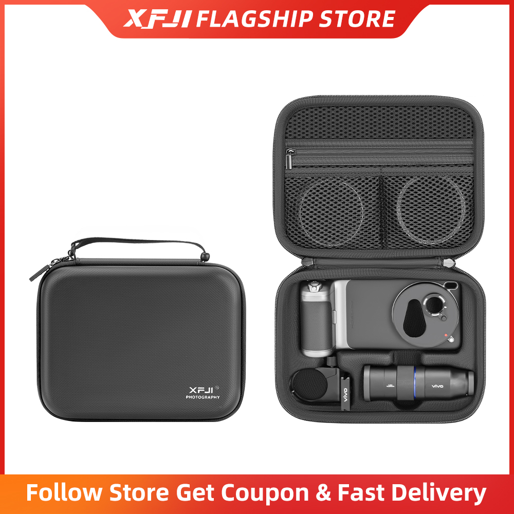 XFJI収納バッグケースPUレザー耐衝撃ハードシェルハンドバ - Photography Kit Vivo X300 のレビューと価格
