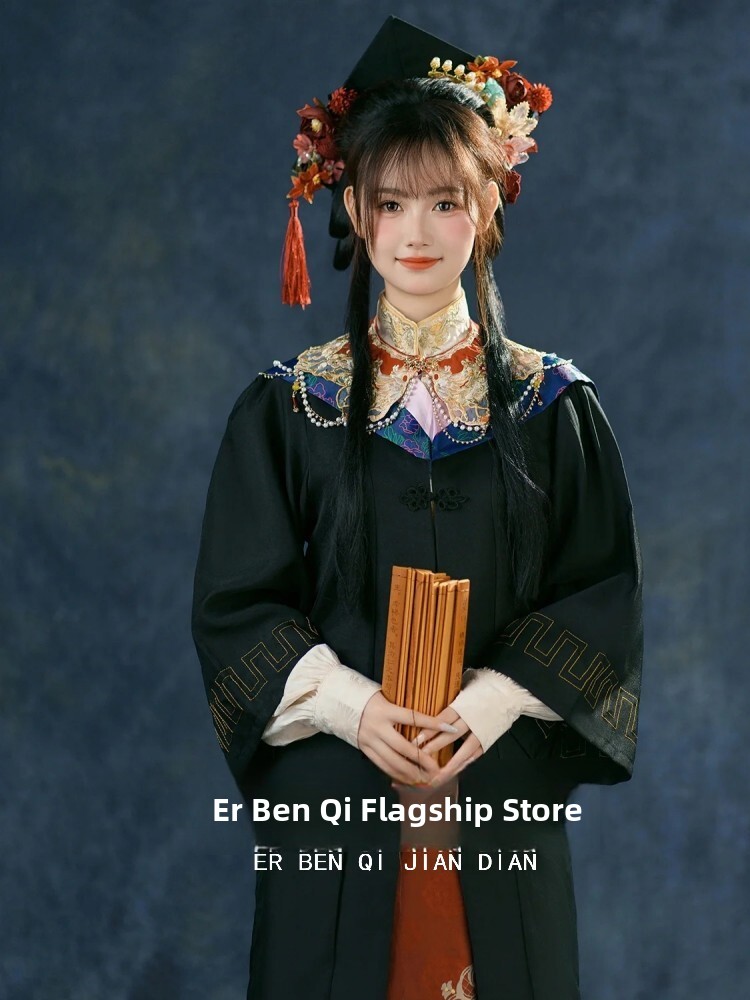 新中華風スタジオ写真撮影 明代漢服 女性用卒業式ガウン マフ - Photography Trend のレビューと価格