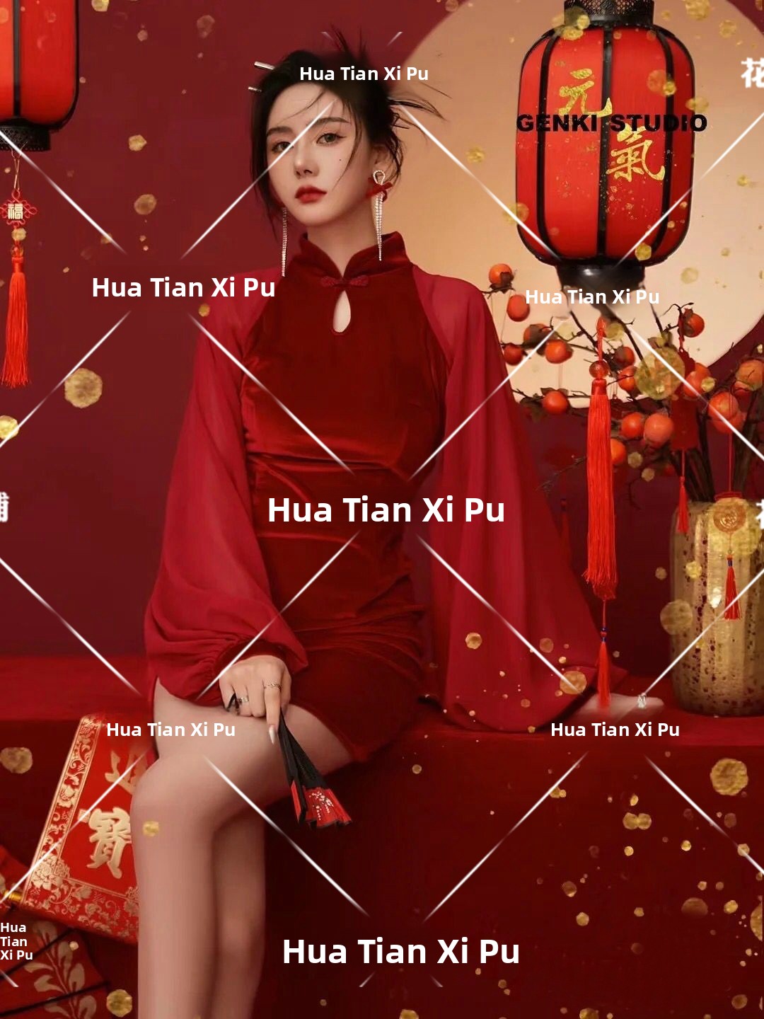 新年ヴィンテージ写真スタジオファッショナブルな親友ポートレー - Photography Trend のレビューと価格