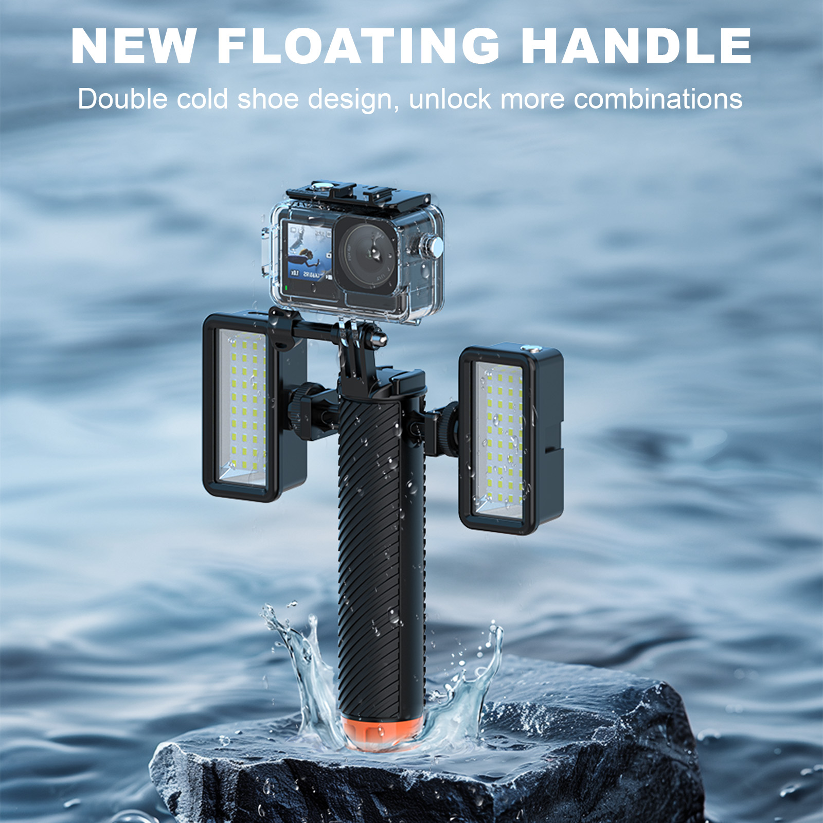 Insta360 X5 X4 X3 X2用フローティングハン - Photography Grip Insta360 X5 のレビューと価格