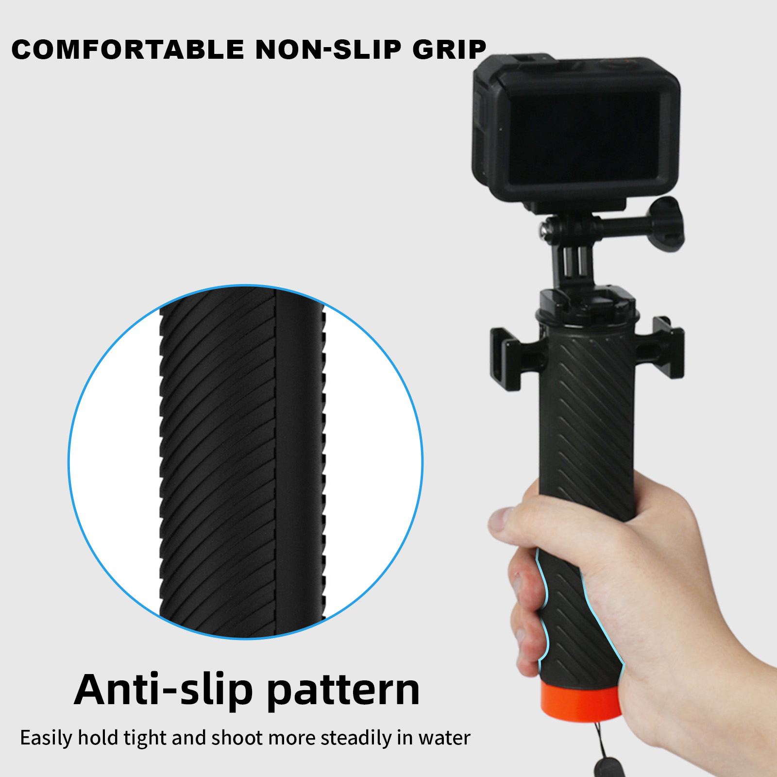 Insta360 X5 X4 X3 X2用フローティングハン - Photography Grip Insta360 X5 のレビューと価格